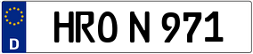Truck License Plate